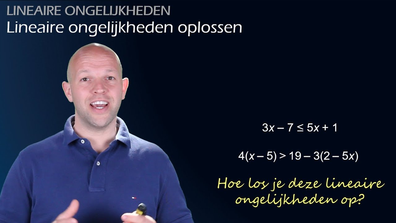 Hoe los je een lineaire ongelijkheid op? (Havo 3) - WiskundeAcademie