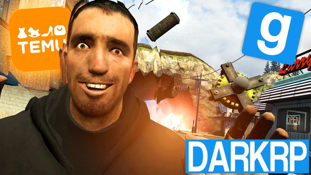 Ce FLIC ach&egrave;te les PIRES OBJETS TEMU !! 😂 - Garry's Mod DarkRP