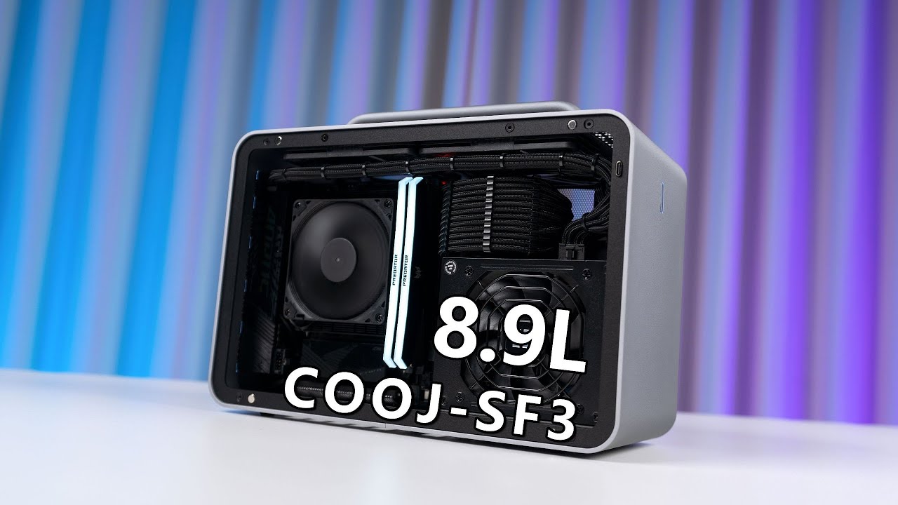 RTX 5060 in an 8.9L Case! 🚀 COOJ SF3 Ultra-Compact SFF Build (Ryzen 7500F)