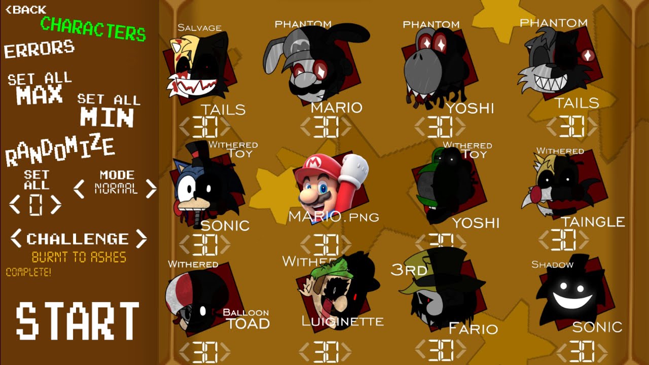 Five Nights at Sonic's 3: Reburned | All Custom Night Challenges Complete
