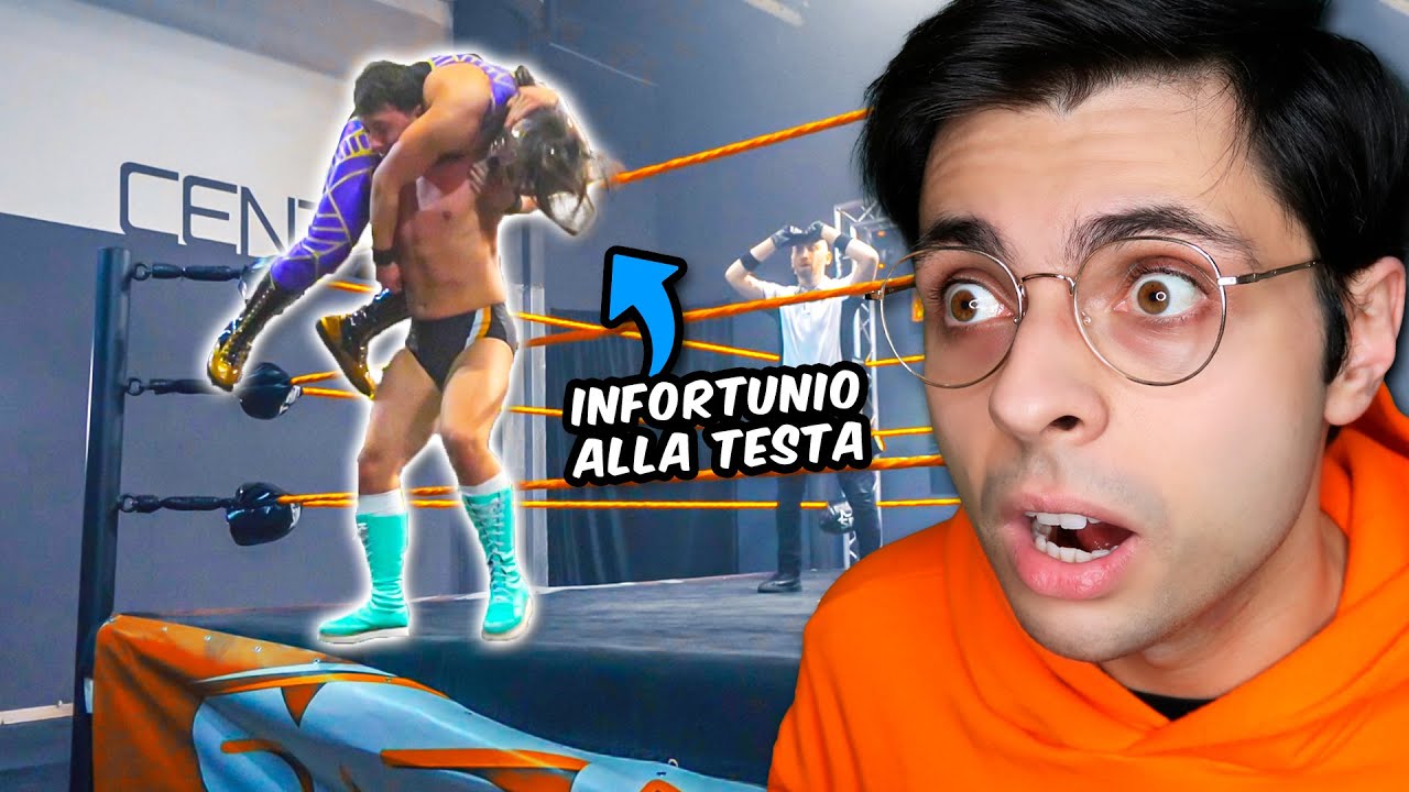 SI È ROTTO LA TESTA? 😨 La mia Esperienza nel Wrestling Italiano!