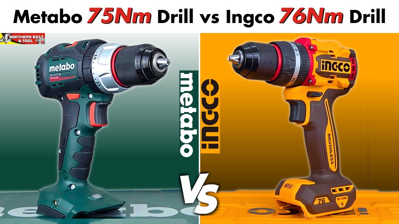 Metabo против Ingco: сможет ли Ingco победить Metabo? Соревнование аккумуляторных ударных дрелей ...
