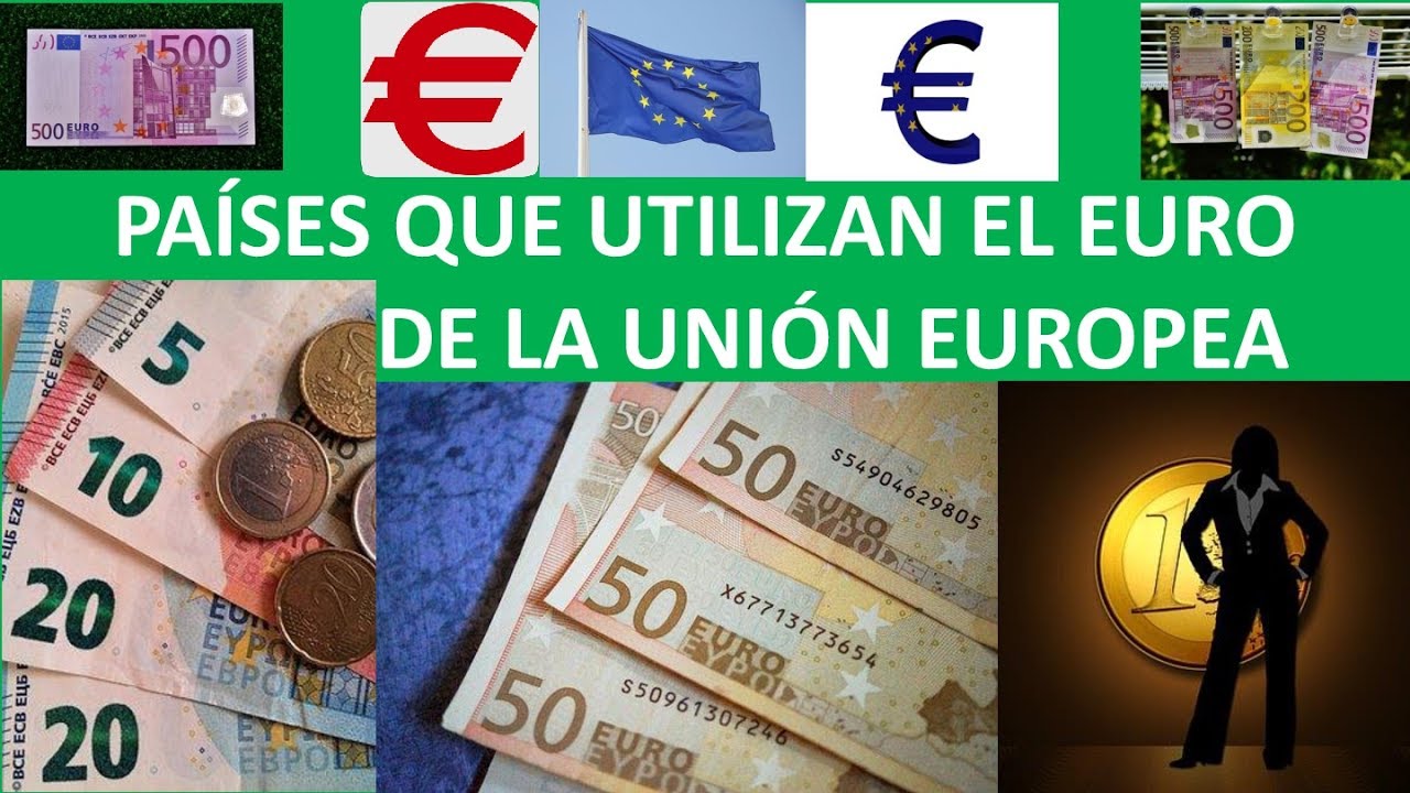 Paises que usan el euro.  Paises que utilizan el euro.  Paises donde circula el euro
