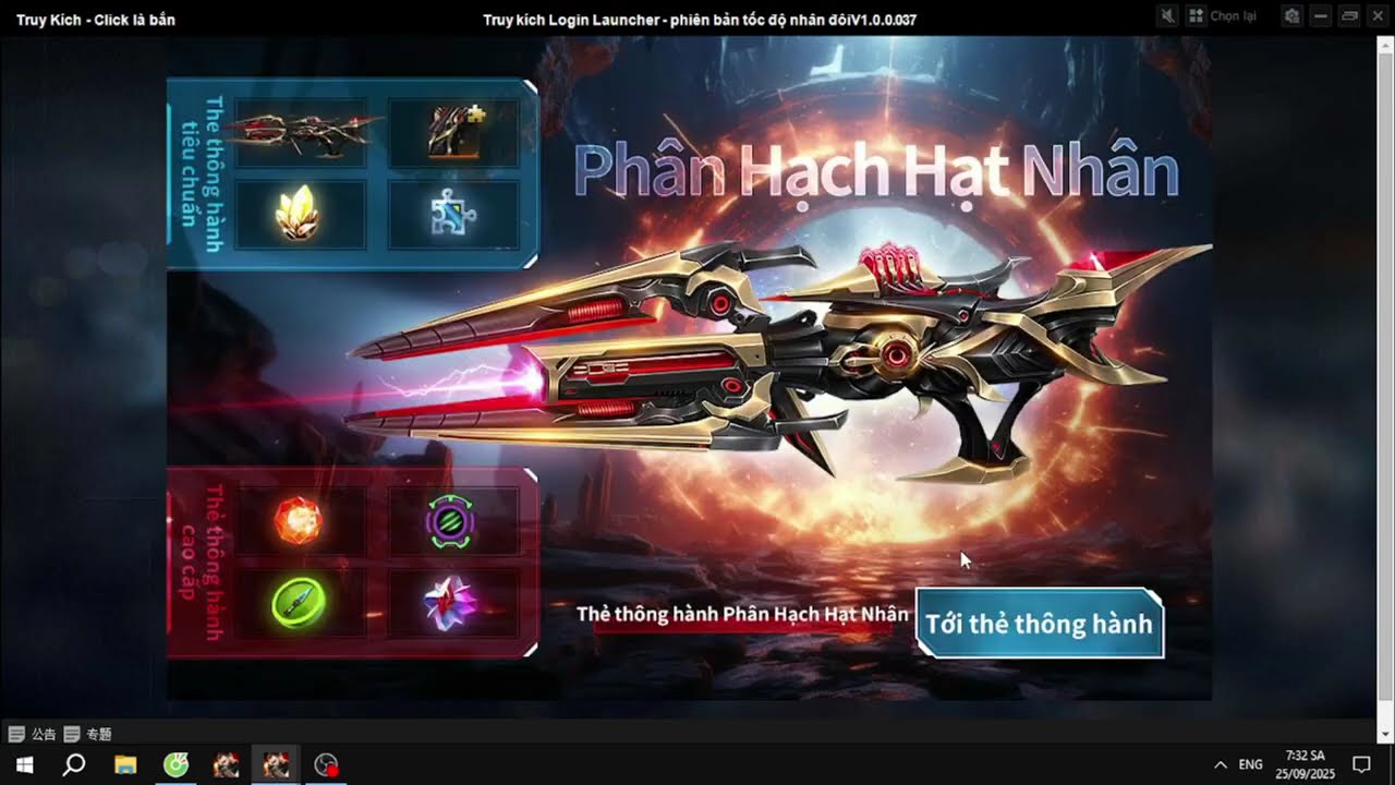 [Truy Kích] Nạp X2 + Nâng Cấp Max Đồng Bộ Nuclear Fission - Huy Gaming TK