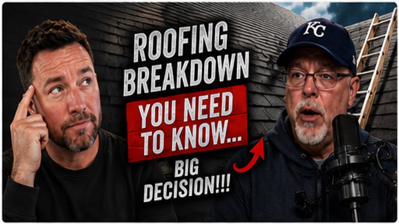 The Roofing Breakdown You Need to Know....Big Decision!!!