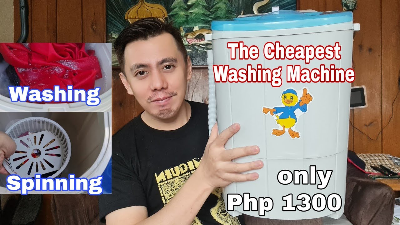 XPX 4.5 KG PORTABLE SEMI-AUTOMATIC MINI WASHING MASHINE WITH SPINNER | THE BEST AND CHEAPEST REVIEW