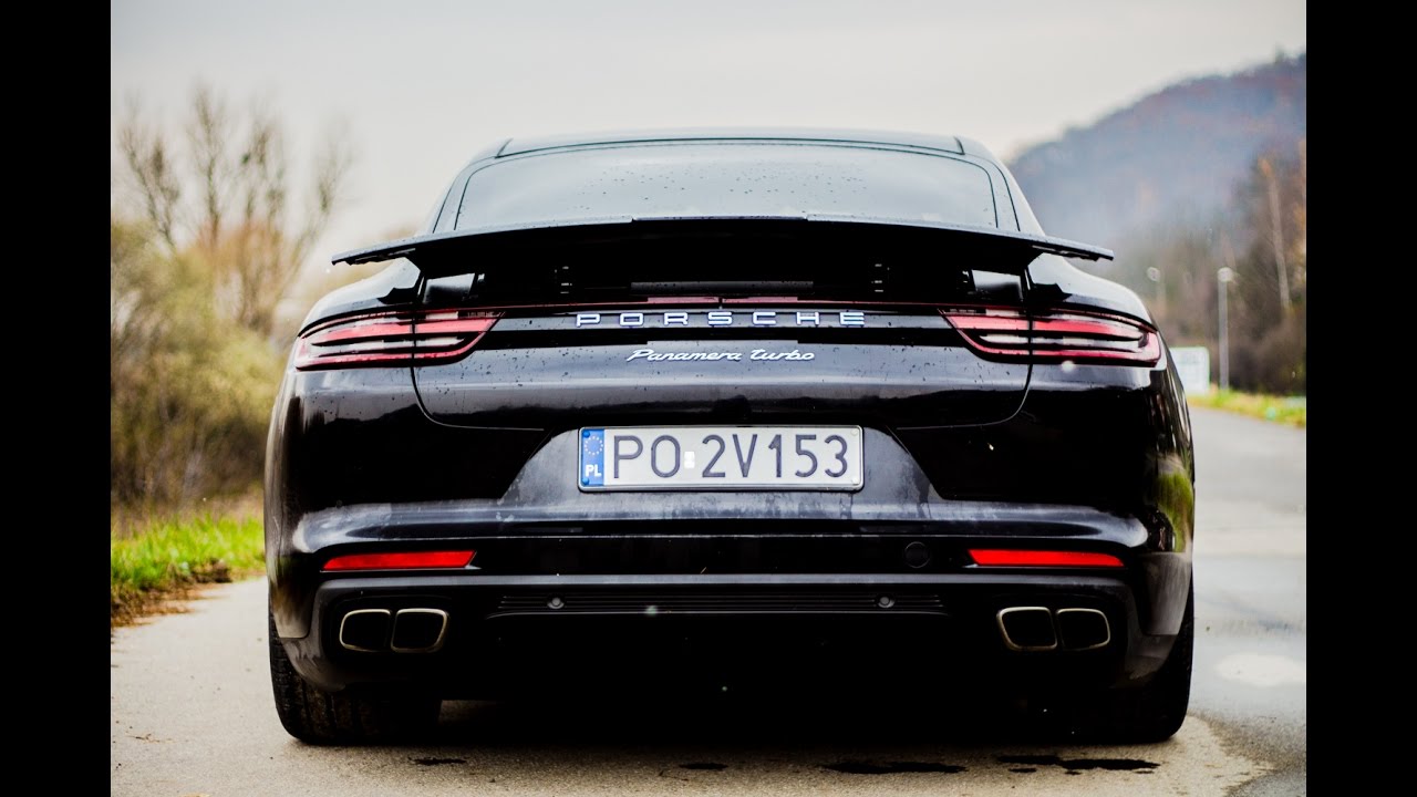 2017 Porsche Panamera Turbo - hard launch control start and acceleration!