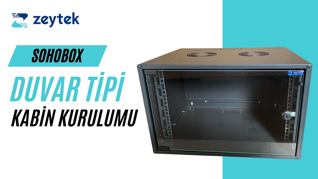 Zeytek - Sohobox Duvar Tipi Rack Kabinet Kurulumu