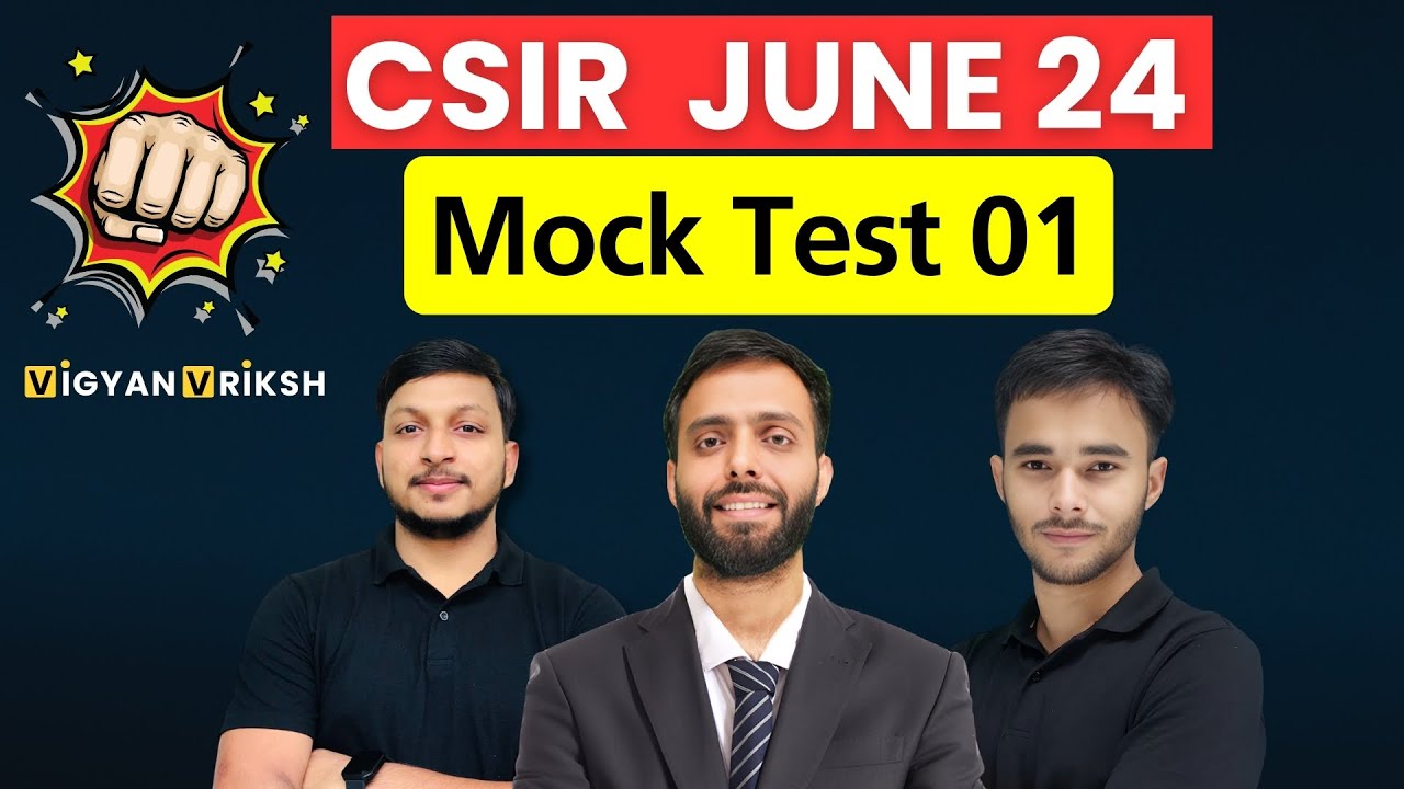 Mock Test 01 | Marathon 05 | CSIR June 24 #csirnet #chemicalsciences