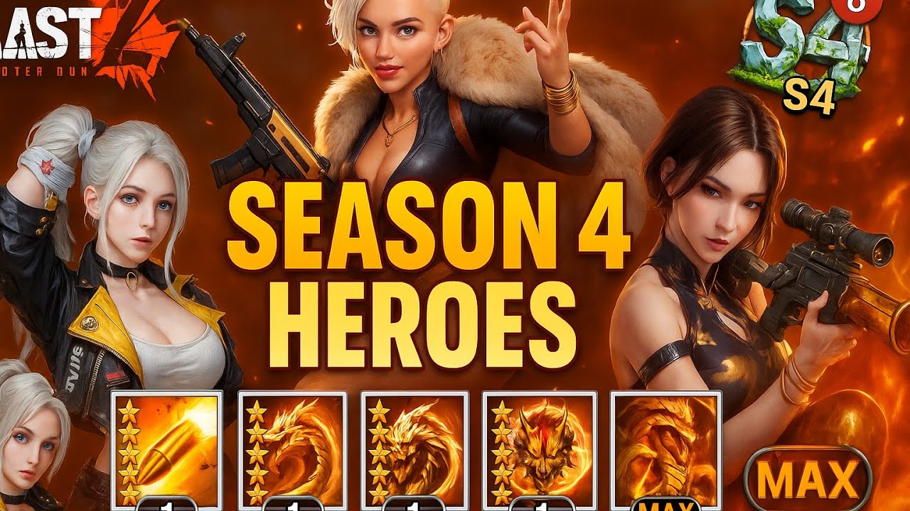Season 4 Heroes in Last Z: Survival Shooter