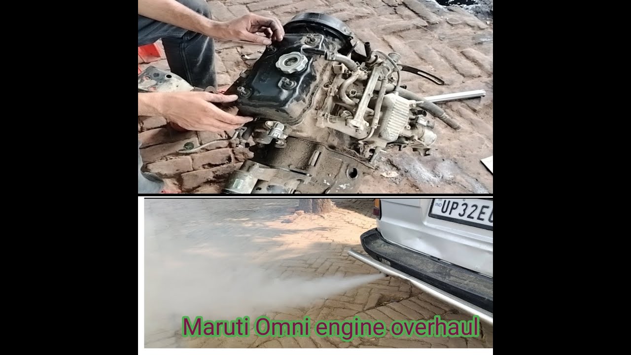 Maruti Omni van engine overhaul ful sarfuddin technician