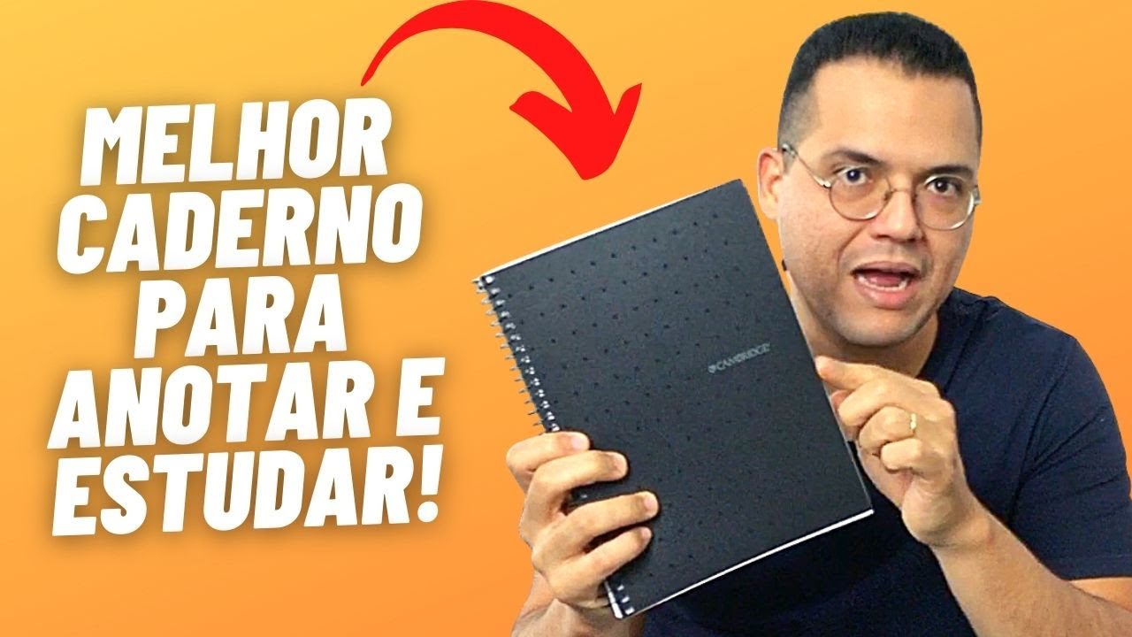 MELHOR CADERNO PARA ESTUDAR E ANOTAR - Professor Piccini