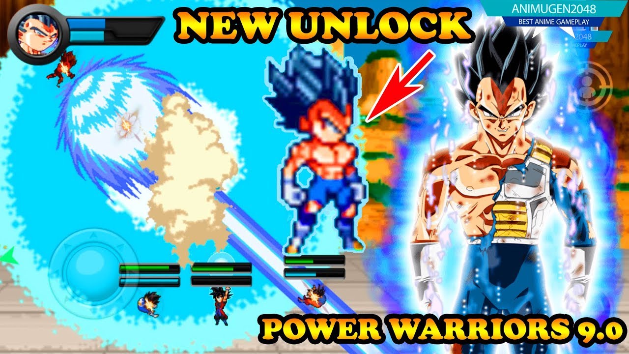 💛 UNLOCK NEW VEGETA ULTRA INSTINCT 💛 POWER WARRIORS 9.0 NEW UPDATE MUGEN GOKU APK #9 #FHD