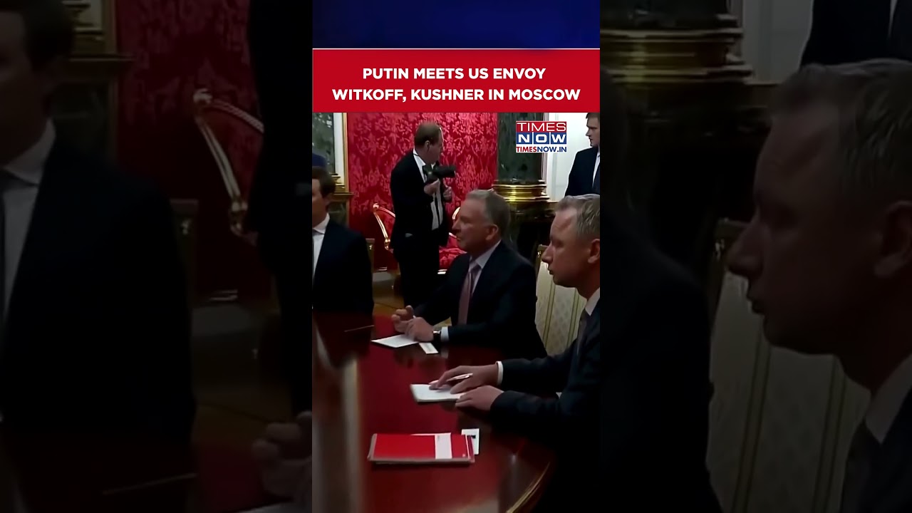 Russian President Putin Meets US Envoy Witkoff, Kushner In Moscow | Russia-Ukraine War #Shorts