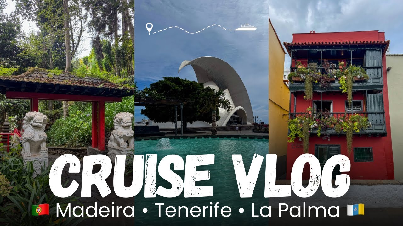 КРУИЗНЫЙ ВЛОГ 🛳️🌴🥐 Мадейра, Ла Пальма и Тенерифе на борту круизного лайнера P&O Ventura!
