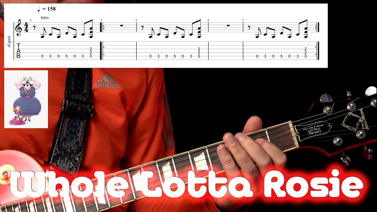 Whole Lotta Rosie - Guitar Lesson