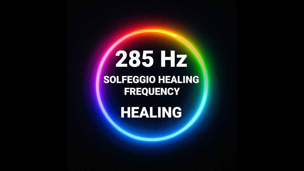 285 Hz Solfeggio Tone — Physical Recovery & Immune Support, Deep Rest (Black Screen)