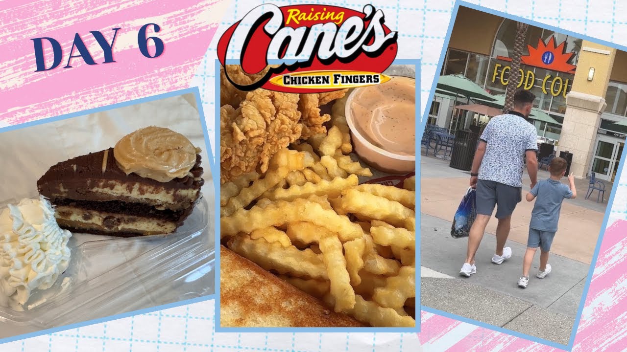Disney Day 6 | Raising Cane’s | Cheesecake Factory | Outlet Shopping