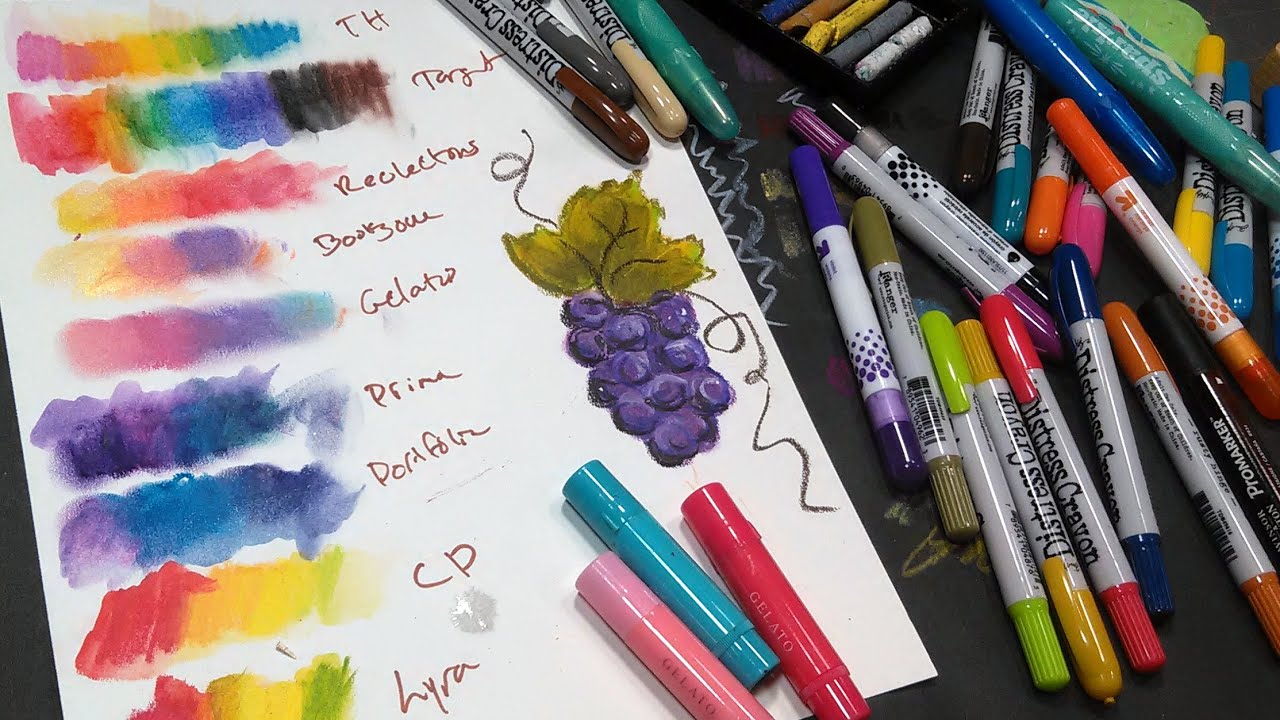 Review of Distress Crayons // Compare & Demo