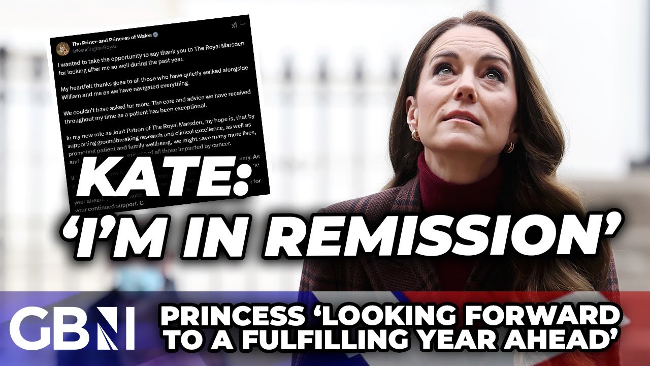 BREAKING: Princess Kate announces cancer is 'in REMISSION' with CRYPTIC message on return to duties