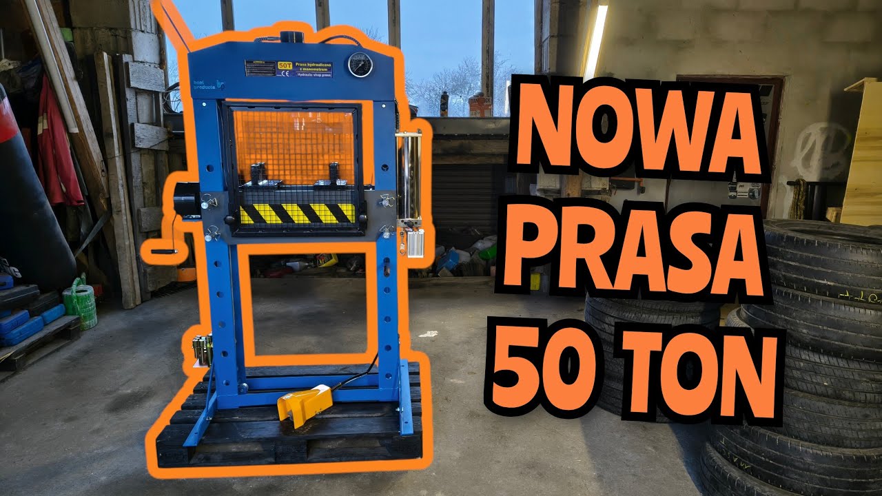 BestPro PPH502 Best Products Prasa hydrauliczna 50 ton prezentacja 