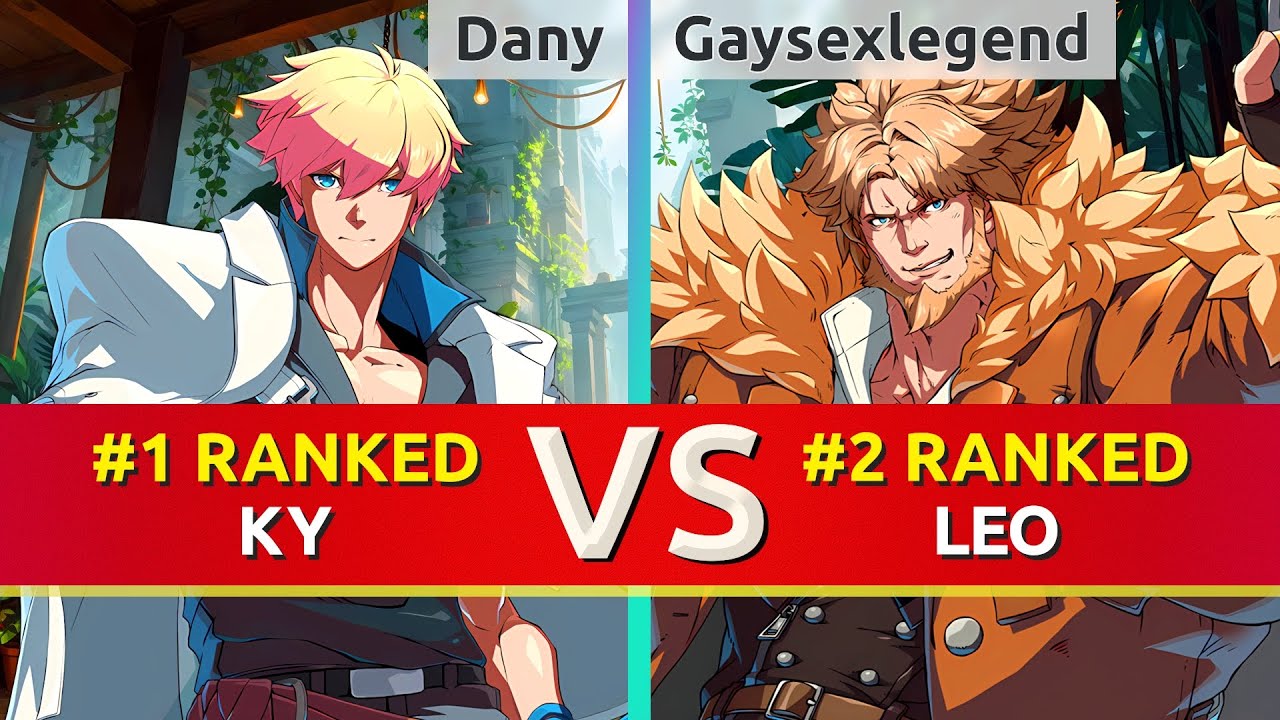 GGST ▰ Dany (#1 Ranked Ky) vs Joto (#2 Ranked Leo). High Level Gameplay