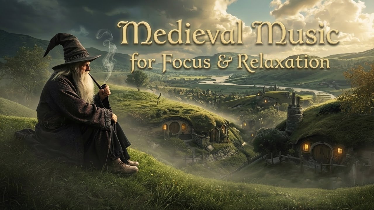 Medieval Music for Focus & Relaxation 🧙 | The Gray Wizard’s Quiet Journey