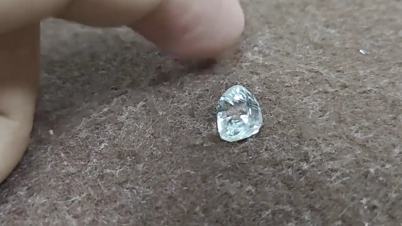 Very High Quality White Sapphire ( Rare Pukhraj) like a diamond for sale 15.54 lacs WA +917065801810