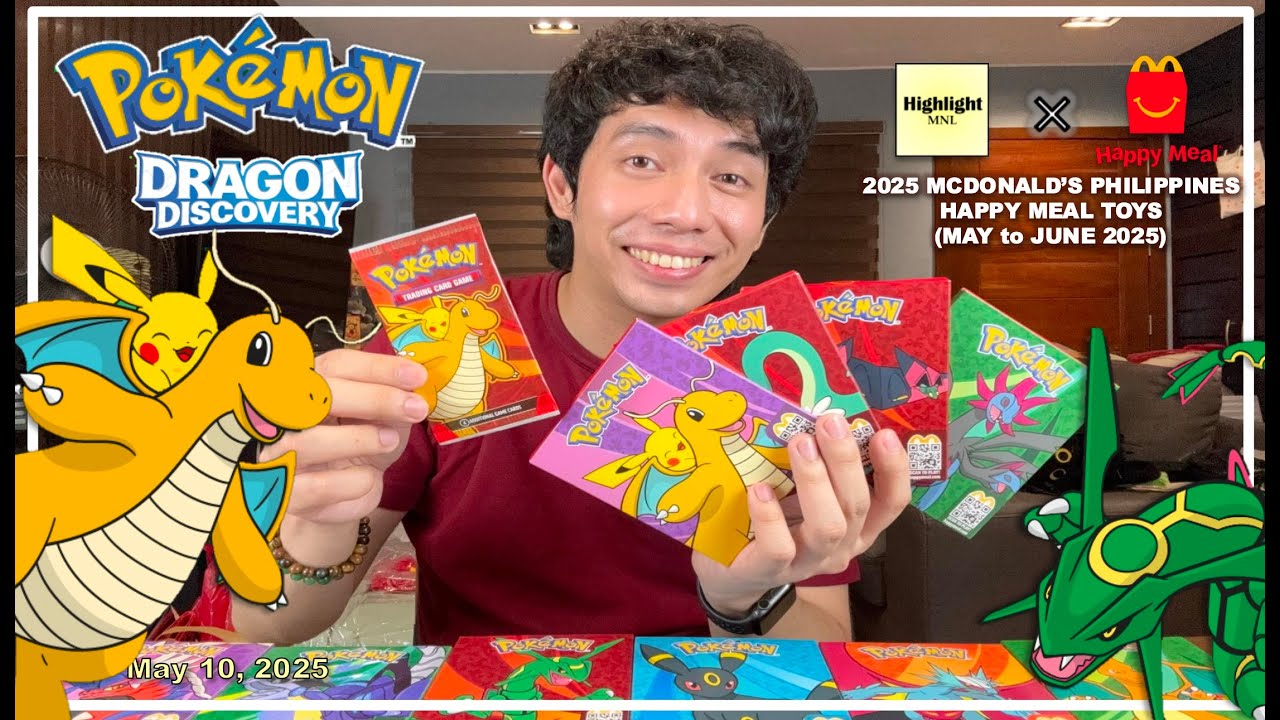 2025 Pokemon Dragon Discovery McDonald's Happy Meal (McDonald's Pokemon TCG) Pokemon Happy Meal Toys