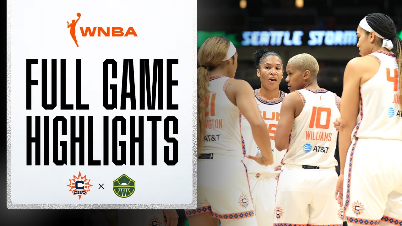 CONNECTICUT SUN vs. SEATTLE STORM | FULL GAME HIGHLIGHTS | June 5, 2022