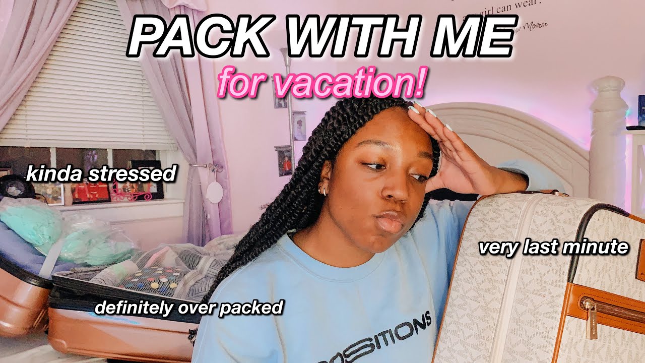 PACK WITH ME FOR VACATION | packing for my trip to St.Lucia ♡