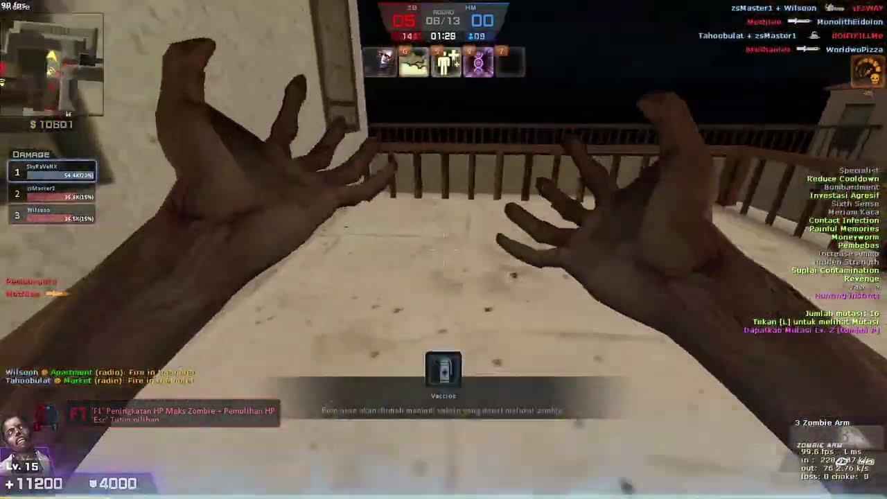 [CSN:S] Room Bebas, Bantai Zombie Pake Naberius!! - Counter Strike Nexon Studio