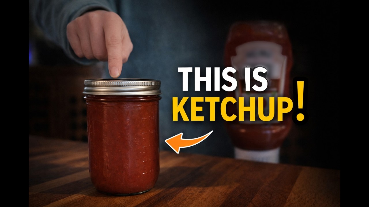 Homemade Ketchup Two Ways | Regular & Fermented for Gut Health