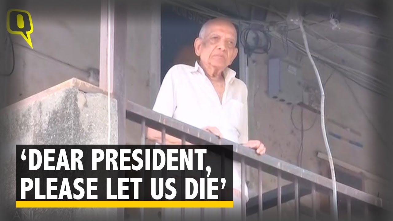 &ldquo;Please let us die,&rdquo;Elderly Couple asks President for Euthanasia | The Quint