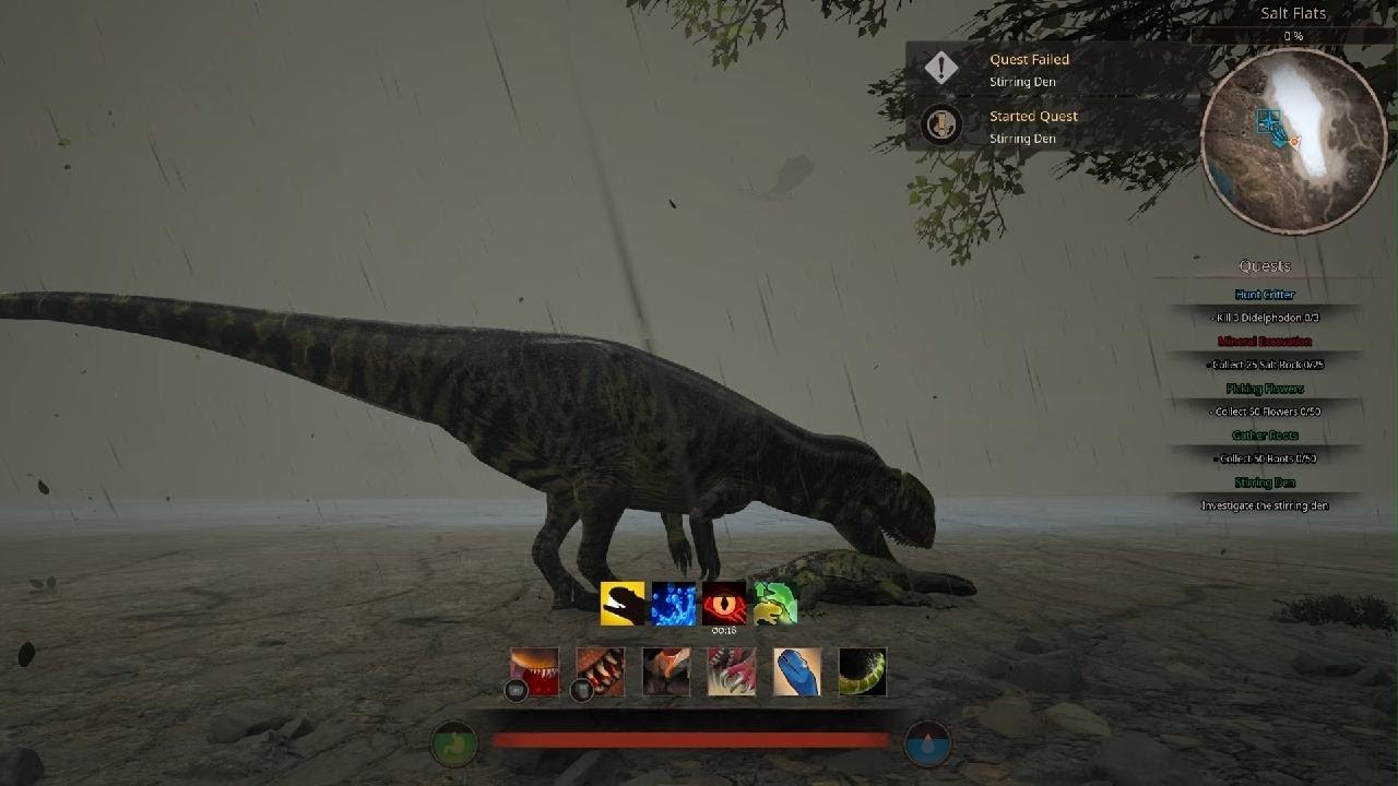 I Met A Random Dilo, It Was Getting Pesterd By Fliers | This Is The Result | Path of Titans