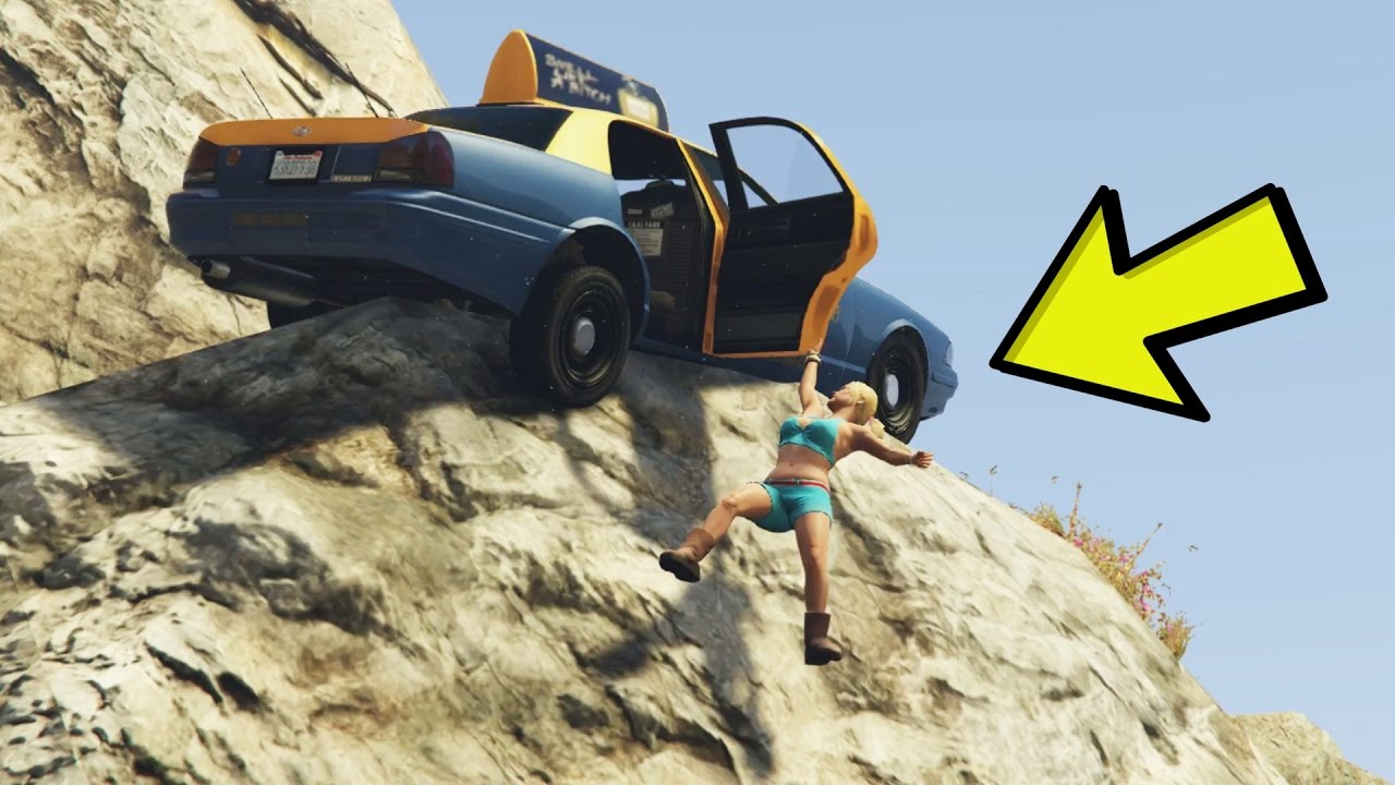 WORLD'S MOST EXTREME TAXI CHALLENGE! (GTA 5 Funny Moments)