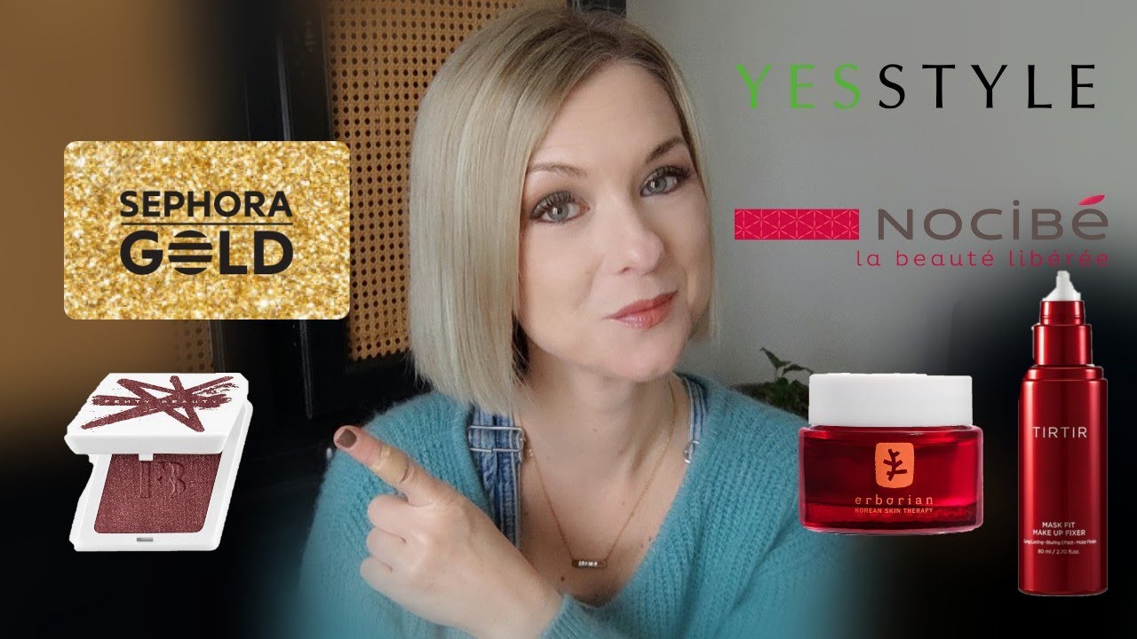 UNBOXING SEPHORA GOLD YESTYLE NOCIBÉ J'AI HÂTE DE TESTER ♥️