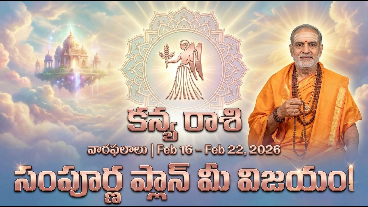 వారఫలం - Weekly Horoscope Telugu | కన్య (Kanya) రాశి | 16th Feb - 22nd Feb 2026