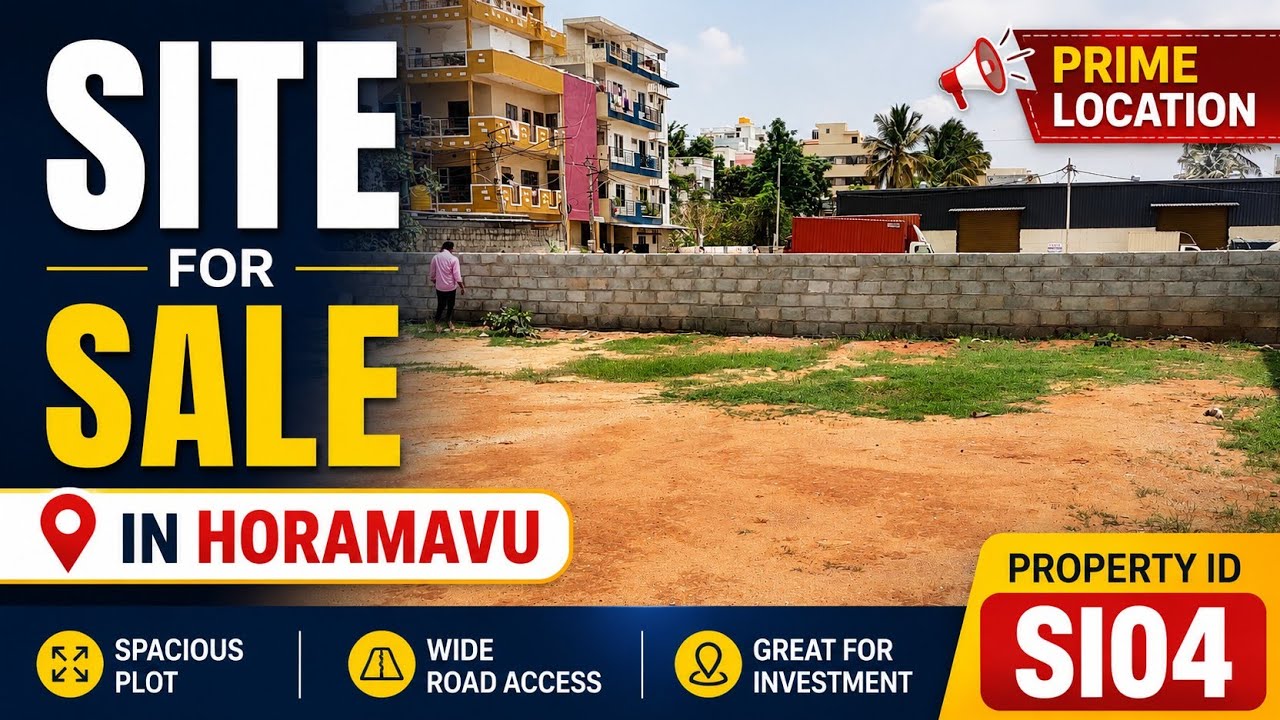 East Facing Site for Sale in #Horamavu #premium #property 