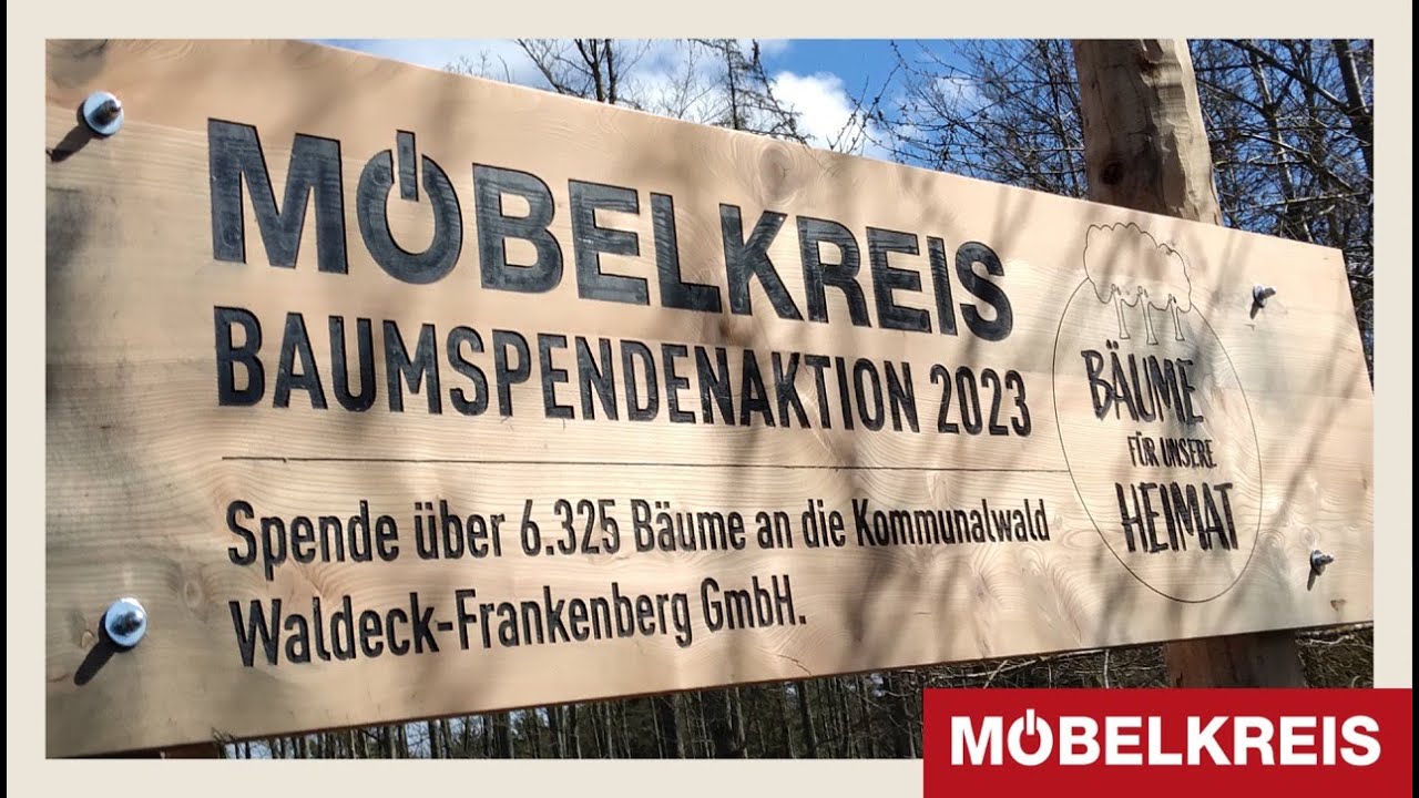 Gro&szlig;e Baumspende mit Pflanzaktion