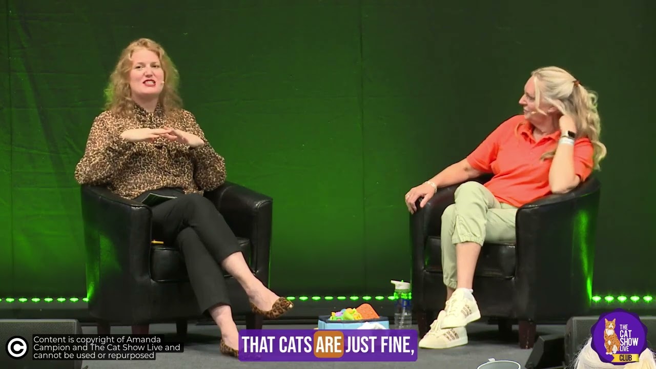 Amanda Campion and Louisa Hopwood - The Cat Show Live Club - Cat Enrichment