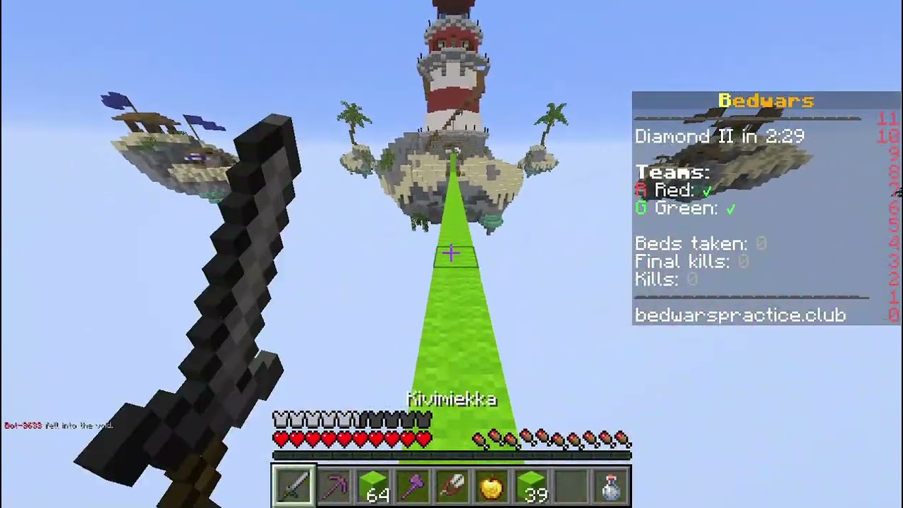 this is a World master bedwars skils
