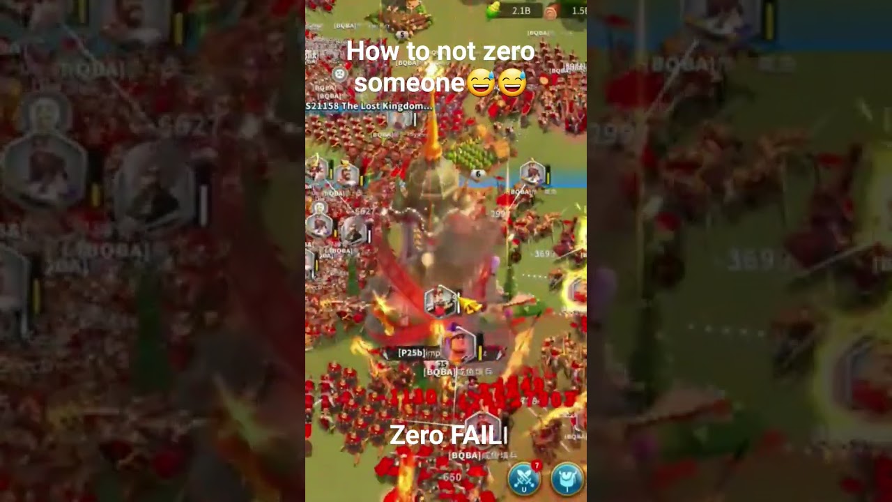 ZERO FAIL (rise of kingdoms)  #riseofkingdoms #memes #gaming