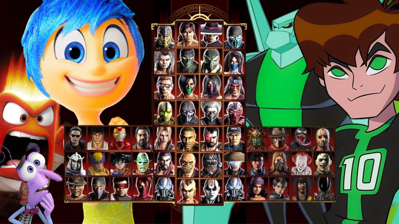 Mortal Kombat 9 - JOY (INSIDE OUT 2) & BEN 10 MOD - Expert Tag Ladder - Gameplay @(1080p) - 60ᶠᵖˢ ✔