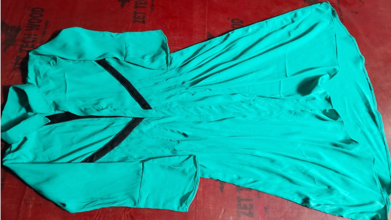 Front Open Frock Design Kurti Cutting & Stitching | Step by Step Easy Method