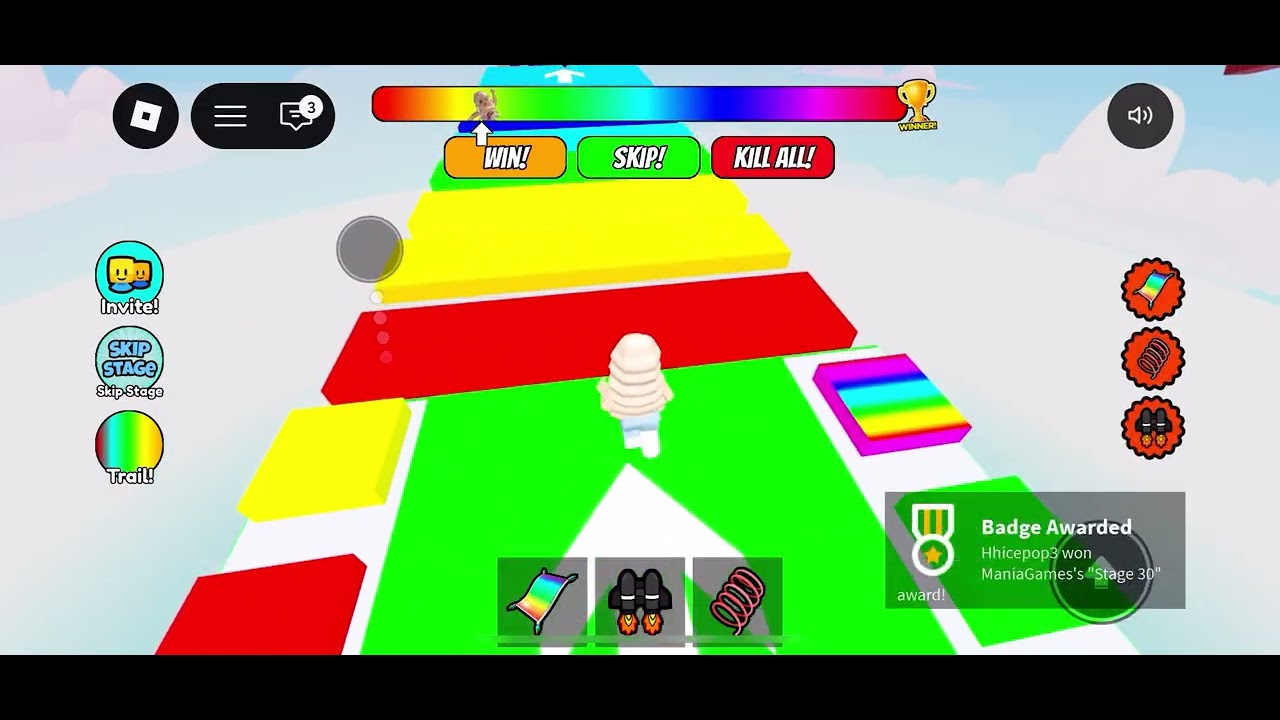 Rainbow obby alert!!!!!!!!!!!!!!! 😝