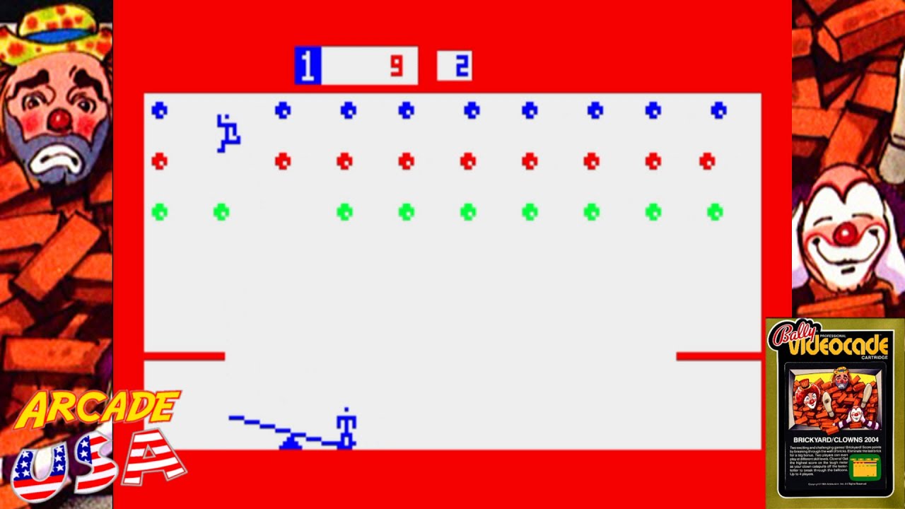 Brickyard / Clowns (Bally Astrocade Cart no.2004)