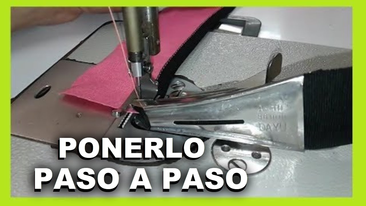 APARATO para poner BIES  ( FOLDER - ENVIVADOR ) l mecanica confeccion
