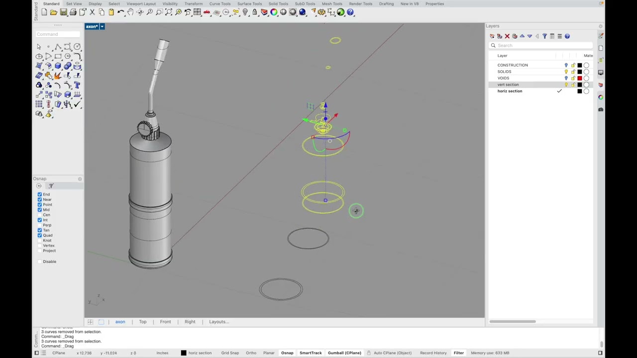 Rhino Crash Course: Basic Translation of 3D to 2D