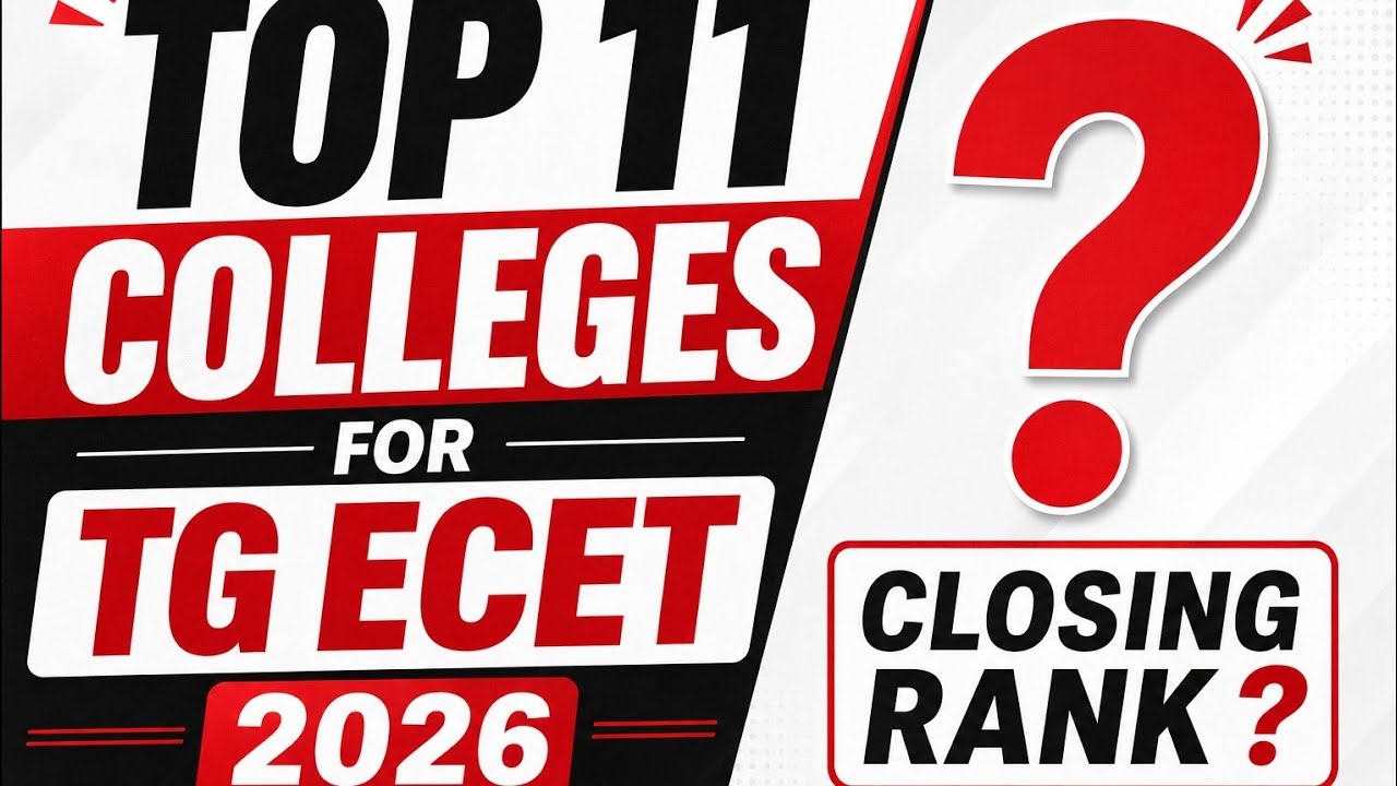 Which College Can You Get in TG ECET 2026? 🔥 CIVIL BRANCH ONLY